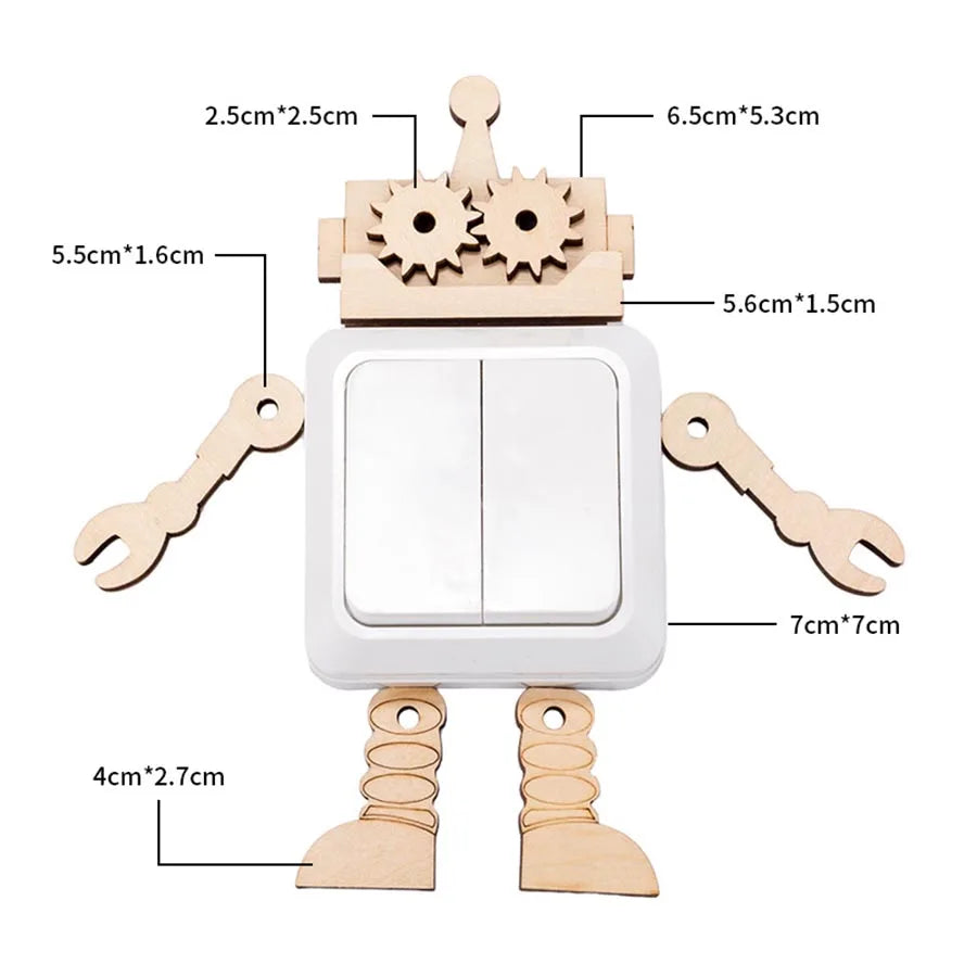Wood Busy Board Accessories Baby DIY Montessori Toy Early Learning Wooden Toy Wooden Elements Parts for Kids Education Skill Toy
