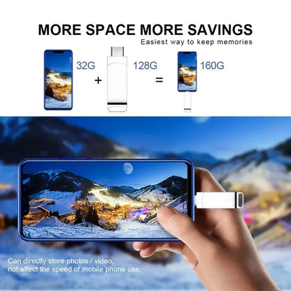 Memoria USB 3.0 Xiaomi de 16 TB, 8 TB y 4 TB, SSD de metal de alta velocidad, unidad flash USB portátil