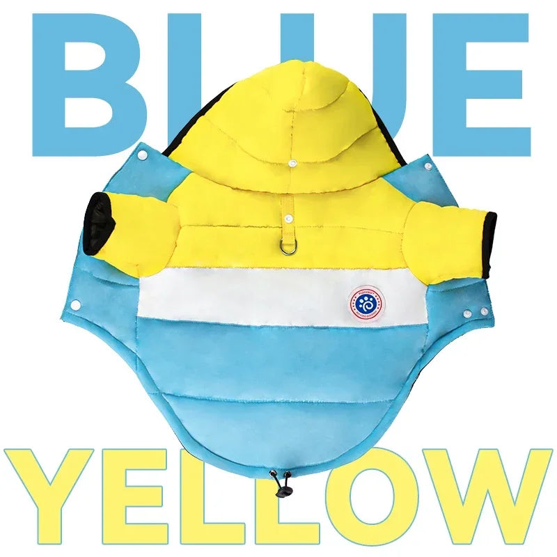 Chaqueta de algodón de invierno para perros, ropa cálida para mascotas, abrigo para cachorros, perros pequeños, medianos, gatos, chihuahuas, bulldogs y malteses.