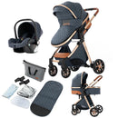 Baby Stroller Baby 3 in 1 Stroller Baby Lightweight Cars High Landscape Luxury Carriage for Newborn Travel Pram Portable Trolley