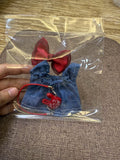 For 17cm Labubu Doll Luxury Brand Design DIY Accessories Dress Sweater Overalls T-shirt Hat Set For Labubu Trendy Clothing Gift