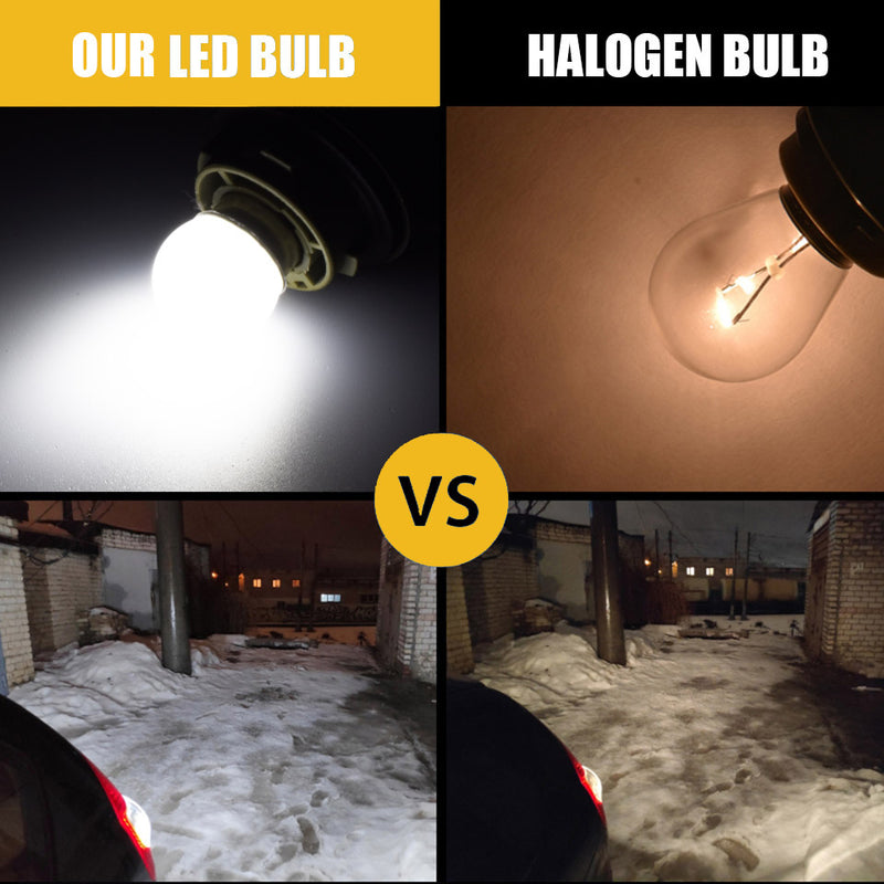 Bombilla LED acrílica 1156 1157 P21w P21/5w R10W Ba15s Bay15d, accesorio para lámpara automotriz para motocicleta, envío directo.