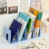 Multi-function Book Magazine Bookshelf Storage Bookends Stand Desk Organizer Holder for Books CD Files School Office Supplies