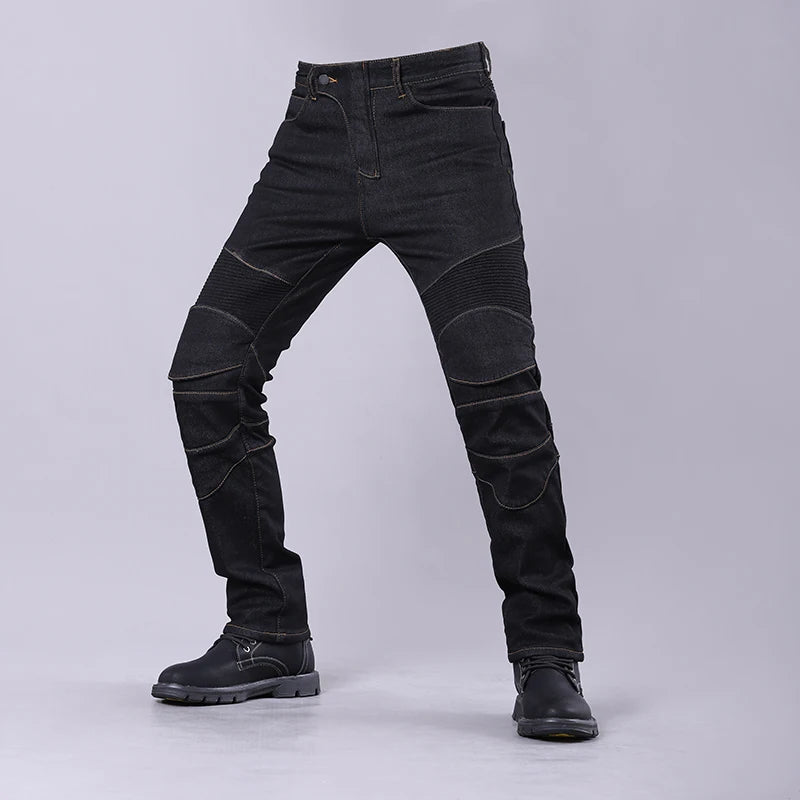 Motorcycle Riding Jeans Men Outdoor Moto Jeans Protective Knee Hip Pads Motocross Pants Touring Anti-Drop Pants Protective Gear