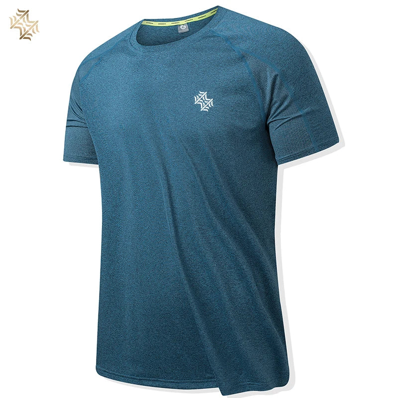 SBWL Camiseta ligera de secado rápido para hombre, de alta calidad, para correr al aire libre, caminar, entrenar, perder peso, deportes, fitness