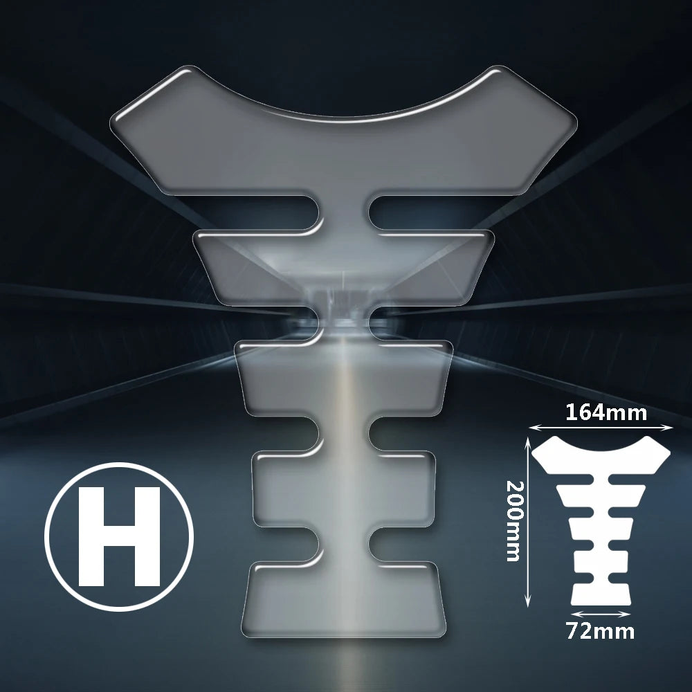 Transparent Resin Tank Pad Protector Universal for Motorbike for Kawasaki Honda CBR Suzuki GSXS GSXR Yamaha etc