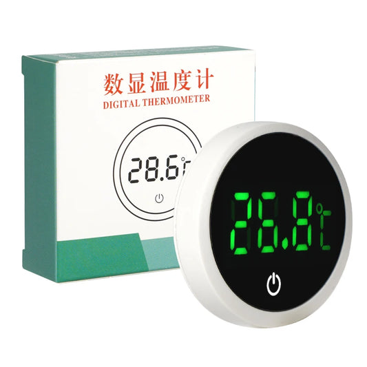 New Aquarium Self-Adhesive Thermometer LCD Digital Fish Tank Mini Thermometers Large Screen Monitor Terrarium Temperature Meter