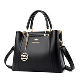 2024 Luxury Women Designer 3 Layers Shoulder Crossbody Bag Ladies Large Capacity Leather Handbags Shopper Brand Messenger Totes