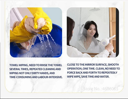Electric Window Cleaner For Home Wireless Glass Cleaning Machine Kitchen Bathroom Cleaning Tools Car Windshield Mirror Wiper