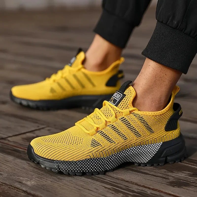 New 2025 Men Running Shoes Breathable Outdoor Sports Shoes Lightweight Sneakers for Men Comfortable Athletic Training Footwear