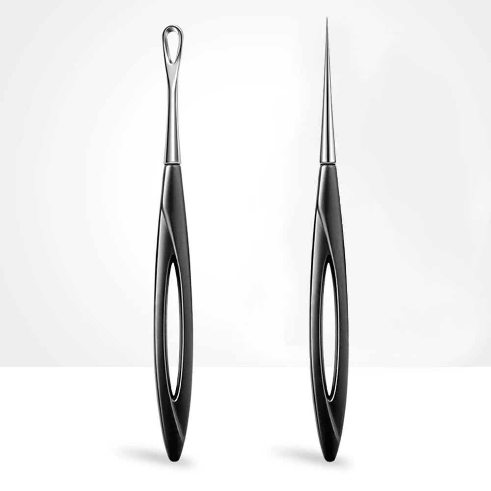 Acne Needle Blackhead Clip Remover Extraction Popper Pore Black Head Cleaner Face Skin Care Deep Cleansing Needle Tool