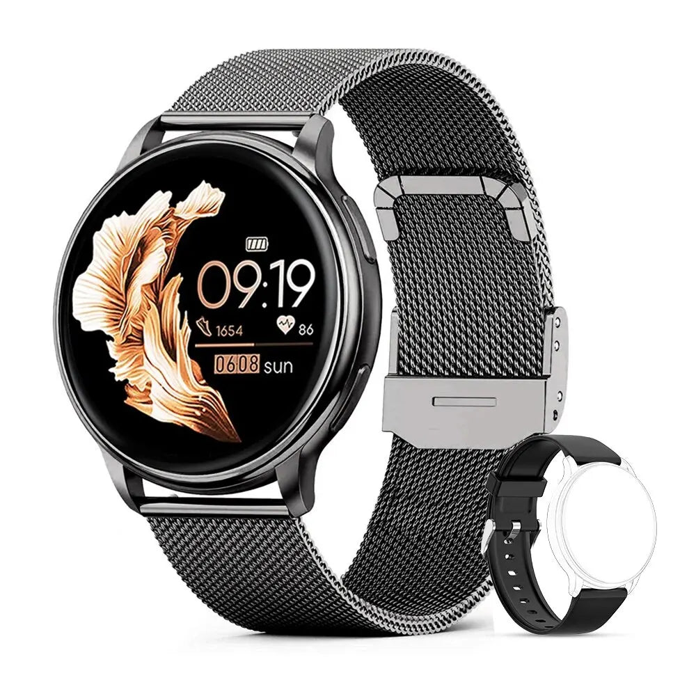 MEVADEN 1.32 inch Female Fashion Smart Watch Bluetooth Call Women Sport Fitness Tracker Health Monitor Smartwatch for Ladies Y22
