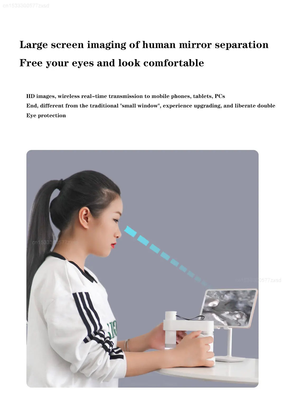Xiaomi Intelligent Electronic Microscope Professional Observation Supplies Smart APP Magnifier Portable Household Long Endurance