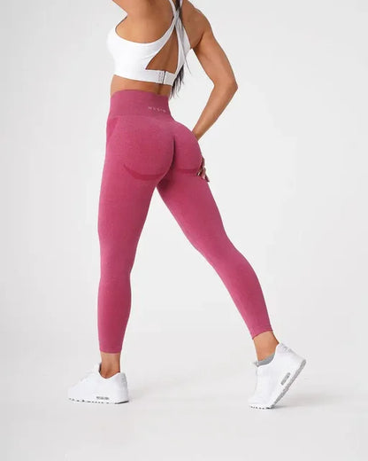 Nvgtn salpicado sem costura elastano leggings mulheres calças de treino macio roupas de fitness calças de yoga cintura alta ginásio wear