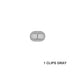 1 Clips Grey