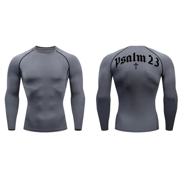 T-shirt de secagem rápida com estampa cruzada, top esportivo masculino, treino de ginástica, camisa de compressão fitness, manga curta, S a 3XL, 2022, 23