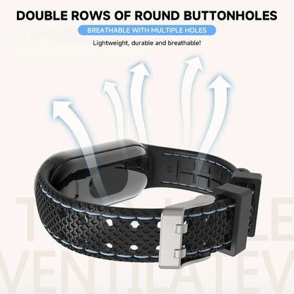 Strap For Mi band 8 9 Bracelet Sport belt Silicone Replacement Smartwatch bracelet watchband for Xiaomi mi band NFC strap