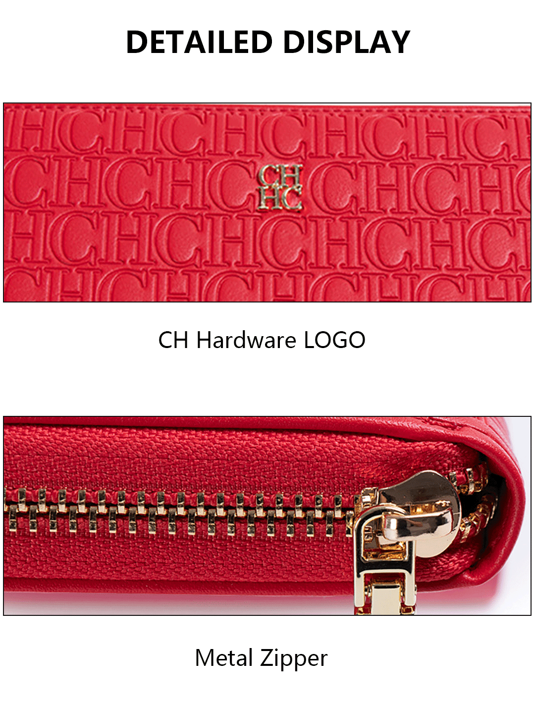CH Premium Folding Printed Monogrammed Design High Quality Luxury Women's Handbags Square Wallet Classic Vintage Design Fashion