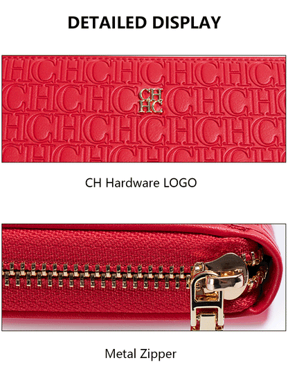CH Premium Folding Printed Monogrammed Design High Quality Luxury Women's Handbags Square Wallet Classic Vintage Design Fashion