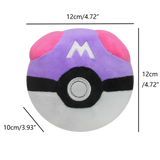 Ultra Pokémon Ball Plush Toys, Master Ball, Big Ball, Plush Animals, Cartoon Backpack, Toy Pendant Decoration, Birthday