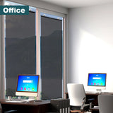 Persianas enrollables universales, parasol con ventosa, cortina opaca para coche, dormitorio, cocina, oficina, ventana, cortinas parasol sin clavos