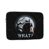Black Cat Laptop Bag Tablet Notebook Case For Hp Dell Lenovo Computer For Macbook Air Pro Retina 10-17 Sleeve