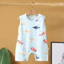 New 2025 Soft and Lightweight Cotton Baby Crawling Clothes for Boys Girls Aged 1-20 Months Children Romper Kids Homewear