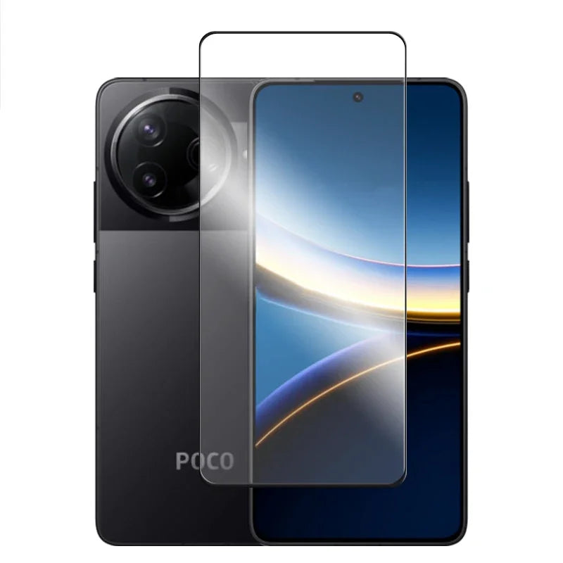 For POCO F7 Ultra Glass For Poco F7 Pro Tempered Glass 2.5D Full Cover Glue HD Screen Protector For Poco F7 Pro Ultra Lens Film