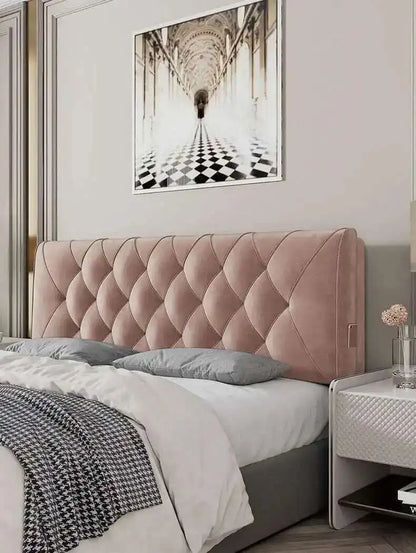 Backrest Soft Bag Bed Headboards for Hotel Headboards American Flannel Cloth Skin-Friendly Light Luxury Household Bed Headboards