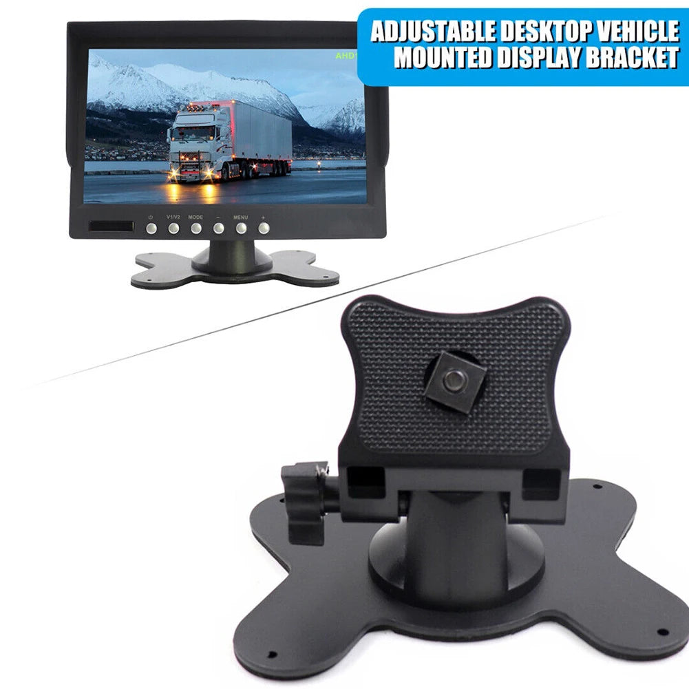 Sturdy Stand Holder Bracket for Car TFT Screen Display ABS Material Screw Fastening Suitable for 7/9 Inch Screen