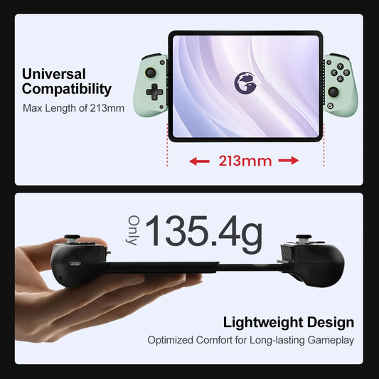 GameSir X5 Lite Mobile Phone Gamepads for iPhone 16 15 Series iPad Mini Android Tablet Controller Hall Effect Joysticks Design