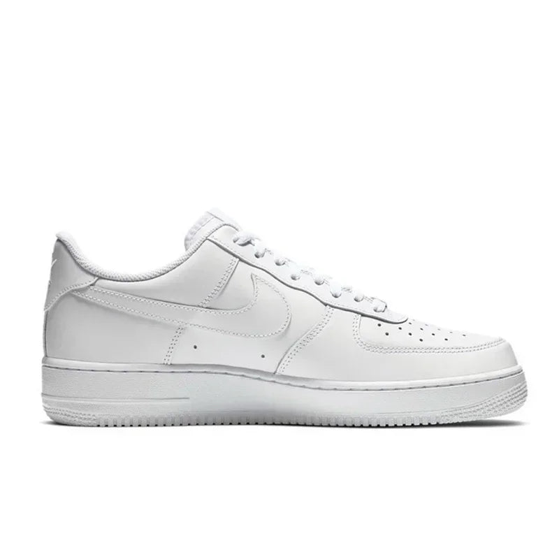 NIke Air Force 1 07 Bits For Men And Women, Embarkation , Classics, All White, Casual Sneakers, Af 1 Sports Zelongmulti Role Boa