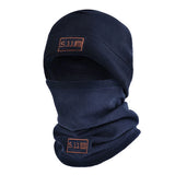 Gorro de lana coral cálido de invierno para hombre, bufanda, cuello, máscara facial de lana, unisex, táctico, militar, deportivo, bufanda, sombrero para mujer