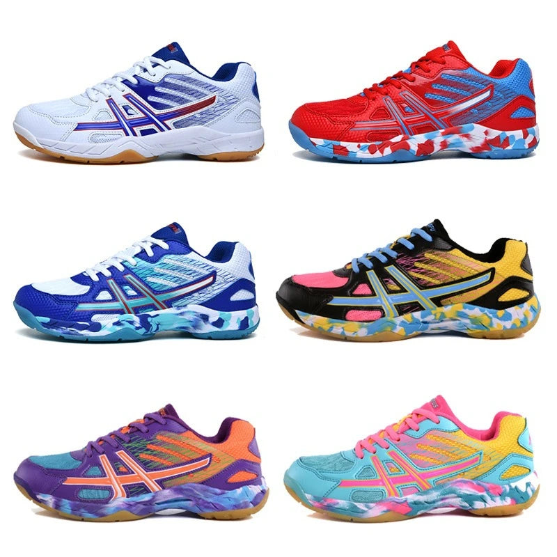 Badminton Shoes For Men And Women Lightweight Breathable Non-Slip Wear-Resistant Table Tennis Indoor Tennis Sports Shoes
