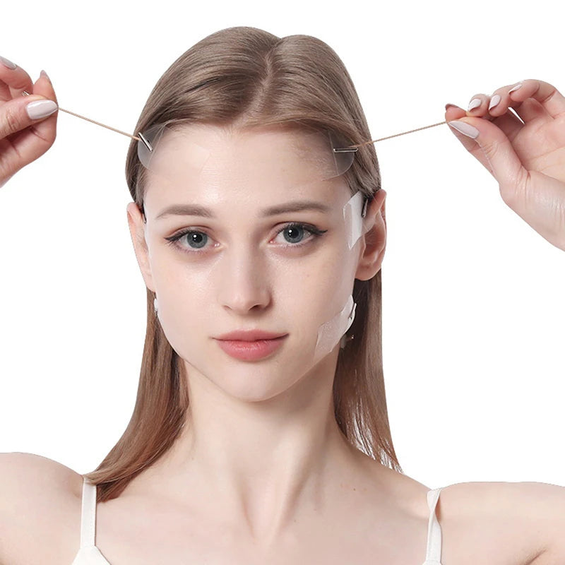 4/20pc Instant Invisible Face Stickers Neck Eye Double Chin Lift V Shape Refill Tapes Thin Makeup Facelifting Patch AdhesivesBan
