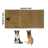 3 Size Options Microfiber Pet Bath Towel Embroidered Super Soft Absorbent Cat for Dogs Grooming Supplies