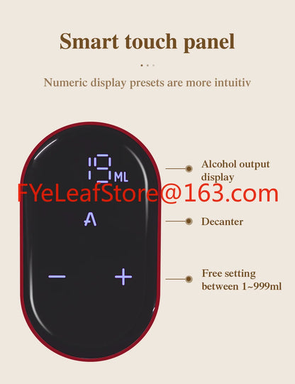 Extractor de vino eléctrico con sensor inteligente