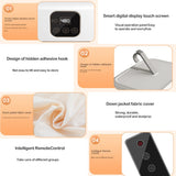 Secadora de ropa eléctrica multifuncional con control remoto, para el hogar, con armario, para suelo, secadora de ropa, aire caliente y temporizador.