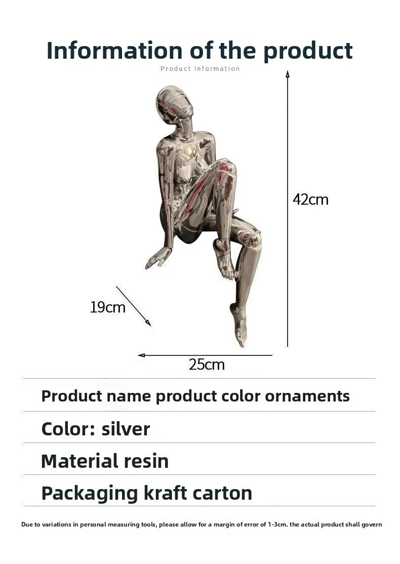 Mechanical Goddess Ornament - High-Tech Technological Decoration for Living Room, Entryway, TV Stand, Wine Cabinet, Office Desktop