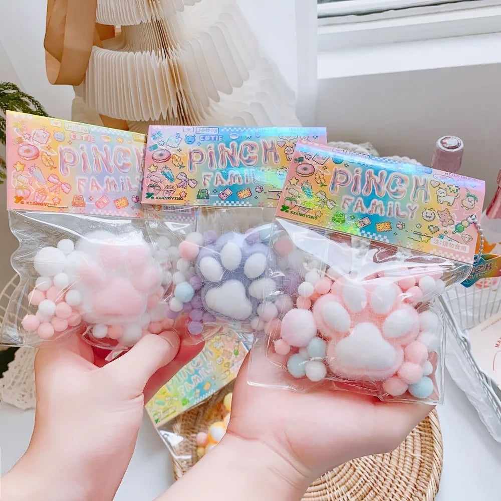 Juguete de gato de poliuretano para apretar, para niños, antiestrés, descompresión, regalo mochi 