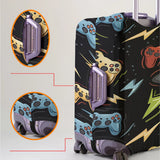 Luggage Protective Cover With Cartoon Print
