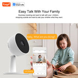 Tuya Smart 3MP HD Indoor Home Security Camera for Baby/Elder/Pet/Nanny,With Real-time APP Alert,2-Way Audio,Human body detection