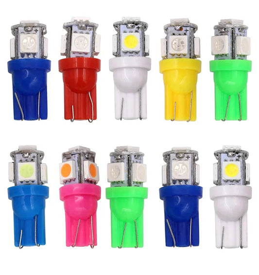 T10 Led 5050 Lamp Light Smd Led Instrument Panel Lights Wedge Car Dashboard Led Interior Lights Led Bulb Side Marker Lamp