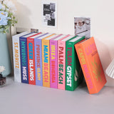 Travel Series Fake Book Decoration Coffee Table Living Room Fashion Fake Book Storage Box Decor Model Room IBIZA CAPRI
