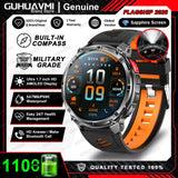 2026 New T-Rex3 Pro 1100mAh Battery Smart Watch GPS path 5ATM Waterproof Sports Run tracker Outdoors Compass Military Smartwatch