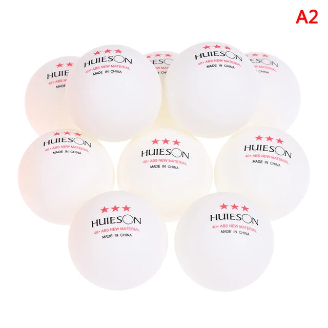 Pelotas de ping pong de tenis de mesa, diámetro 40 mm, 2,8 g, 3 estrellas, plástico ABS, 10 unidades 