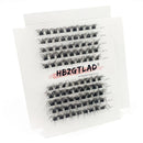 5D DIY Cluster Invisible band Lashes Segmented Bundle Thick Eyelashes Extension Russian Volume Individual False Lashes Cilios