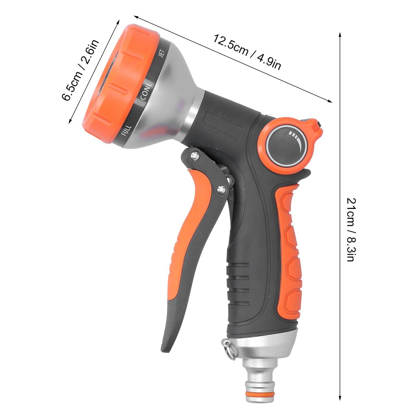 High Pressure Garden Water Sprayer Lawn Hose Spray Water Nozzle Washer Nozzle Car Washing Cleaning Cleaning Sprinkle Tool