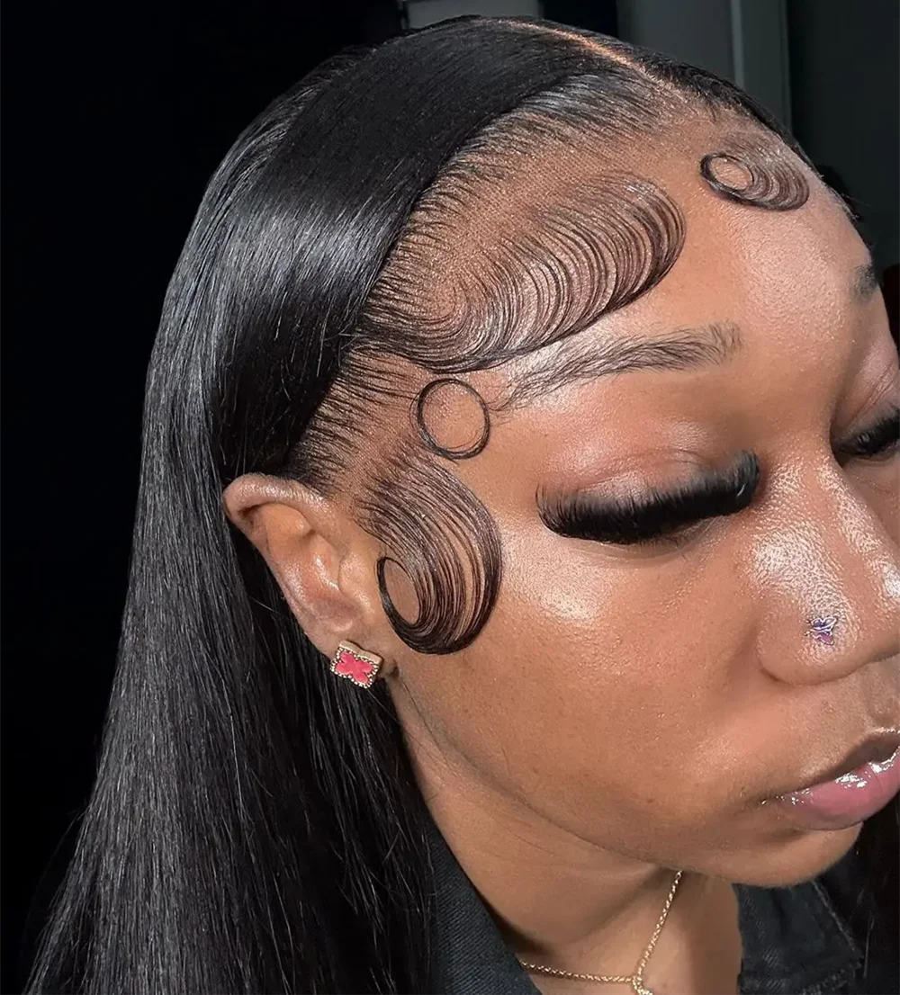 Peruca lace frontal gluseless cabeloliso HD - sem cola