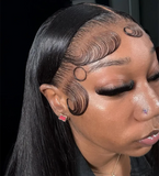 Peruca lace frontal gluseless cabeloliso HD - sem cola